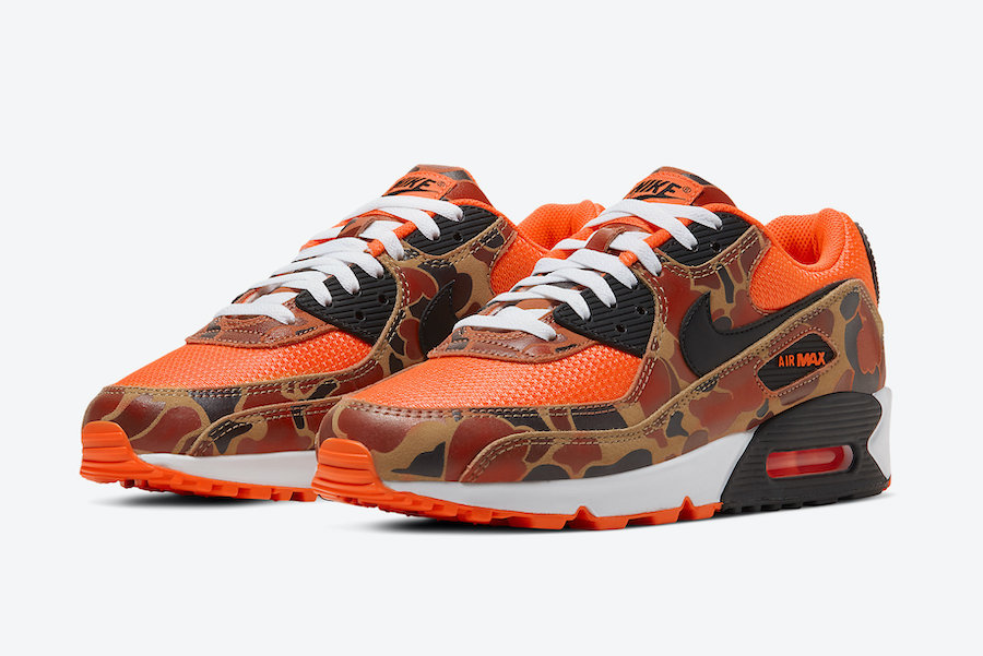 Nike Air Max 90 Orange Camo CW4039-800 Release Date