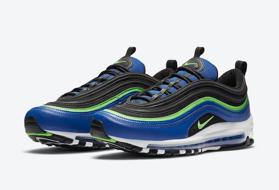 Nike Air Max 97 in Blue and Neon is Releasing Soon