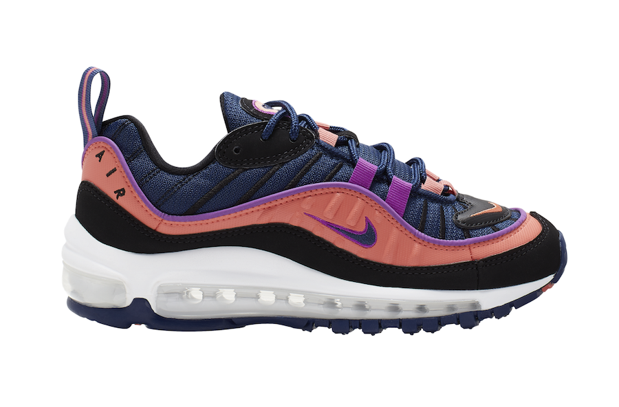 Nike Air Max 98 GS in ‘Blue Ember’ Starting to Release