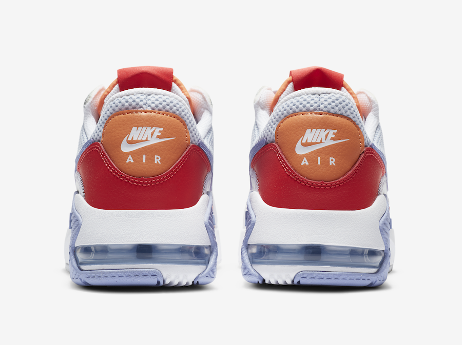 Nike Air Max Excee White Light Blue Red Orange CZ9314-100 Release Date Info