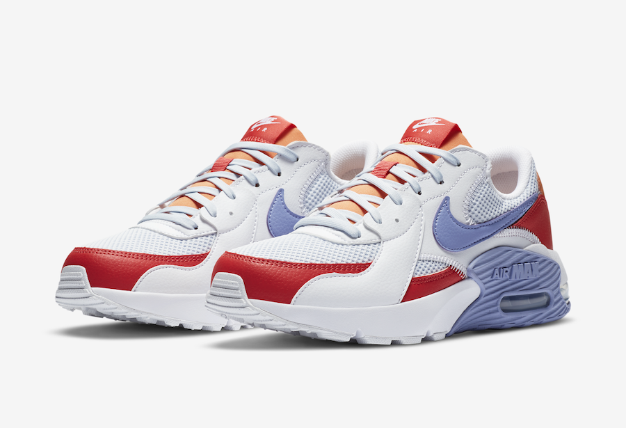 Nike Air Max Excee Releasing with Light Blue, Orange and Red Detailing