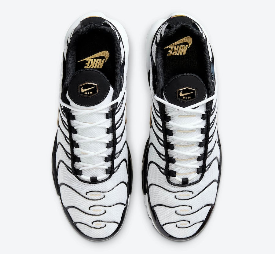 Nike Air Max Plus White Black Gold CZ9188-001 Release Date Info