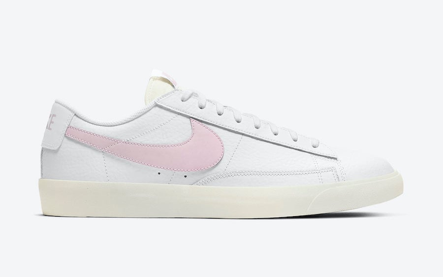 Nike Blazer Low Leather Pink Foam CI6377-106 Release Date Info