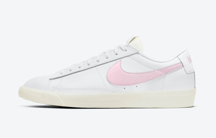 Nike Blazer Low Leather Pink Foam CI6377-106 Release Date Info