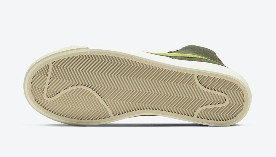 Nike Blazer Mid 77 WMNS Olive Snakeskin CZ0462-200 Release Date Info
