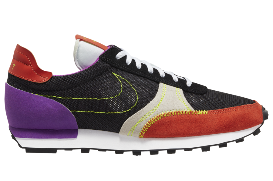 Nike Daybreak Type Black Orange Volt Purple CJ1156-002 Release Date Info