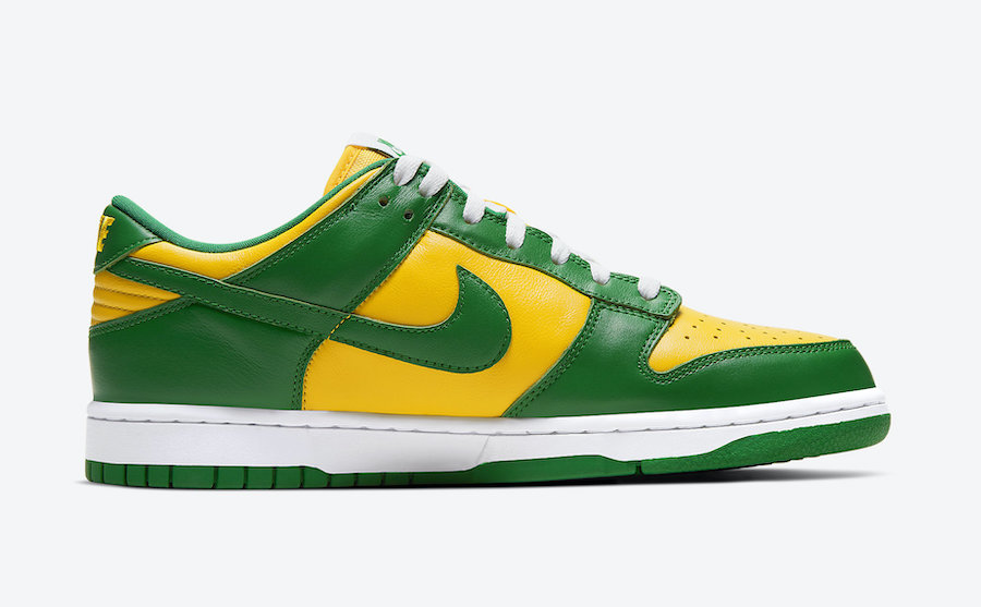 Nike Dunk Low Brazil CU1727-700 2020 Release Info