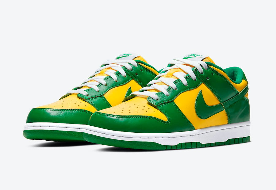 Nike Dunk Low Brazil CU1727-700 2020 Release Info