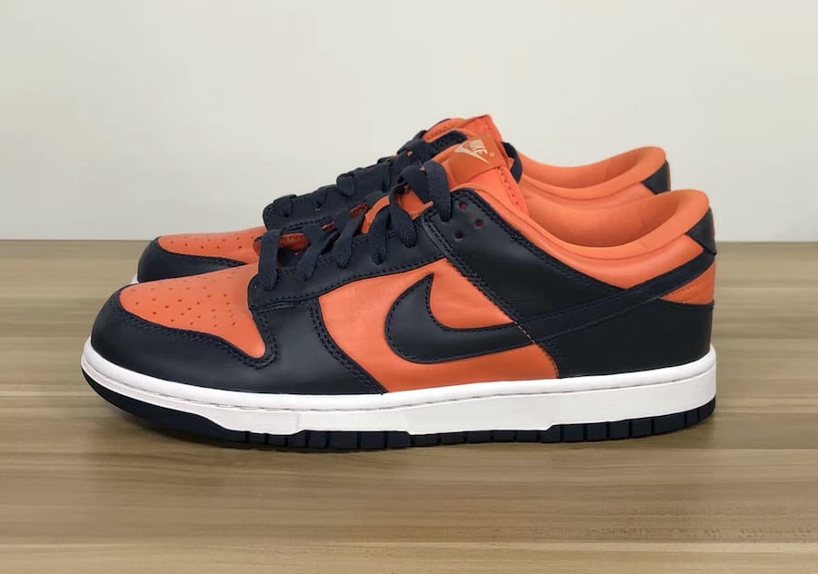 nike dunk low champs colors