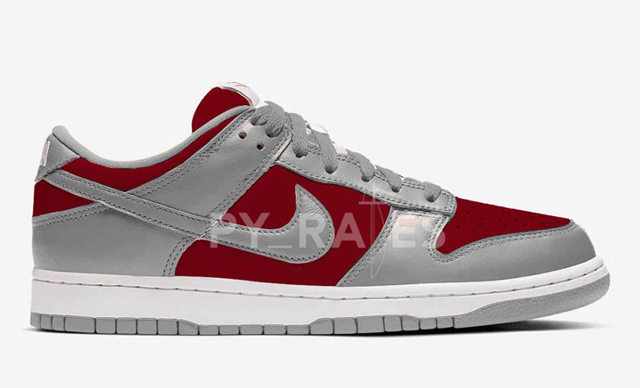 Nike Dunk Low Grey Varsity Red 2021 Release Date Info