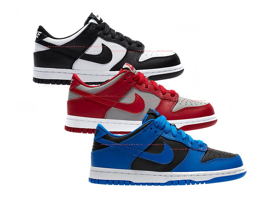 Nike Dunk Low GS 2020 Colorways + 