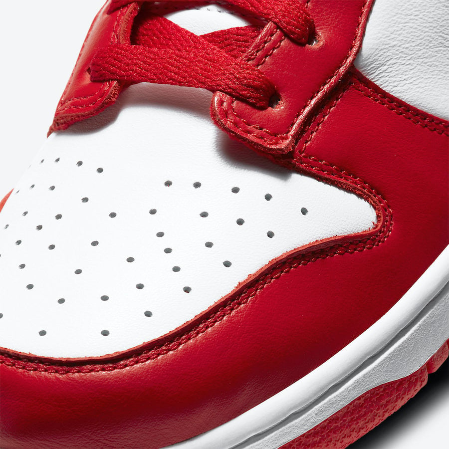 Dunk Low White University Red CU1727-100 Release Info | SneakerFiles