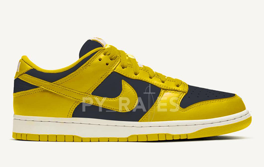 Nike Dunk Low Varsity Maize Midnight Navy 2021 Release Date Info