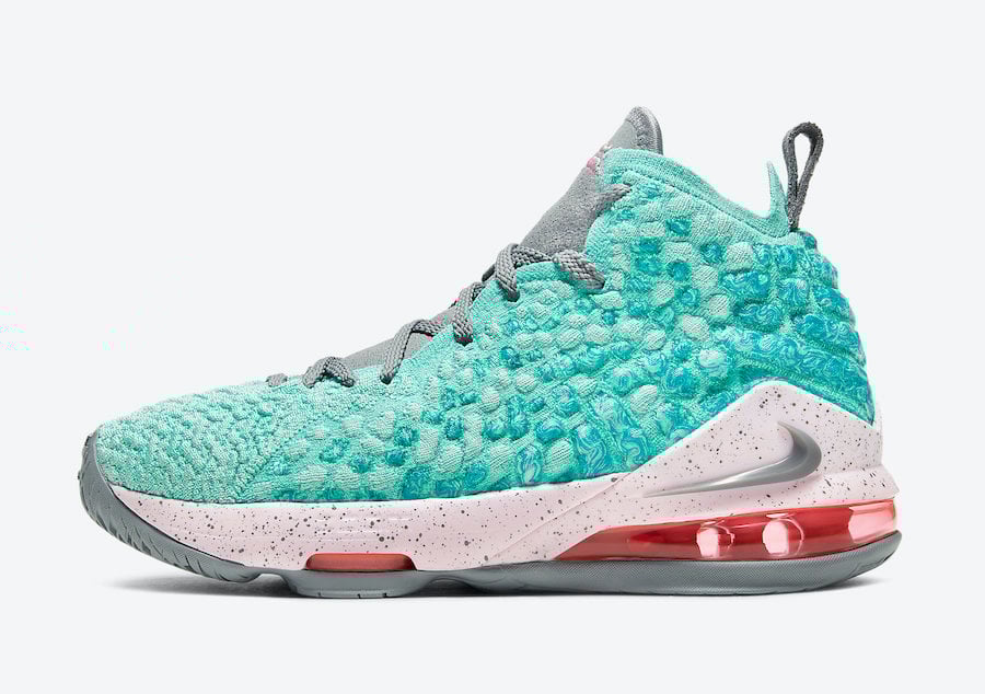 Nike LeBron 17 GS South Beach BQ5594-444 Release Date