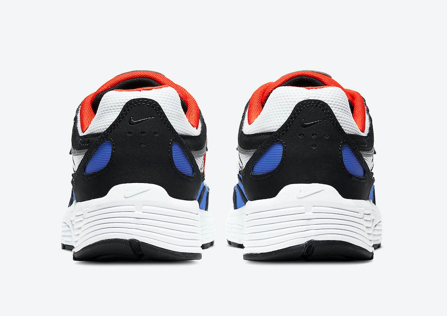 Nike P-6000 Black White Team Orange Racer Blue CD6404-008 Release Date Info