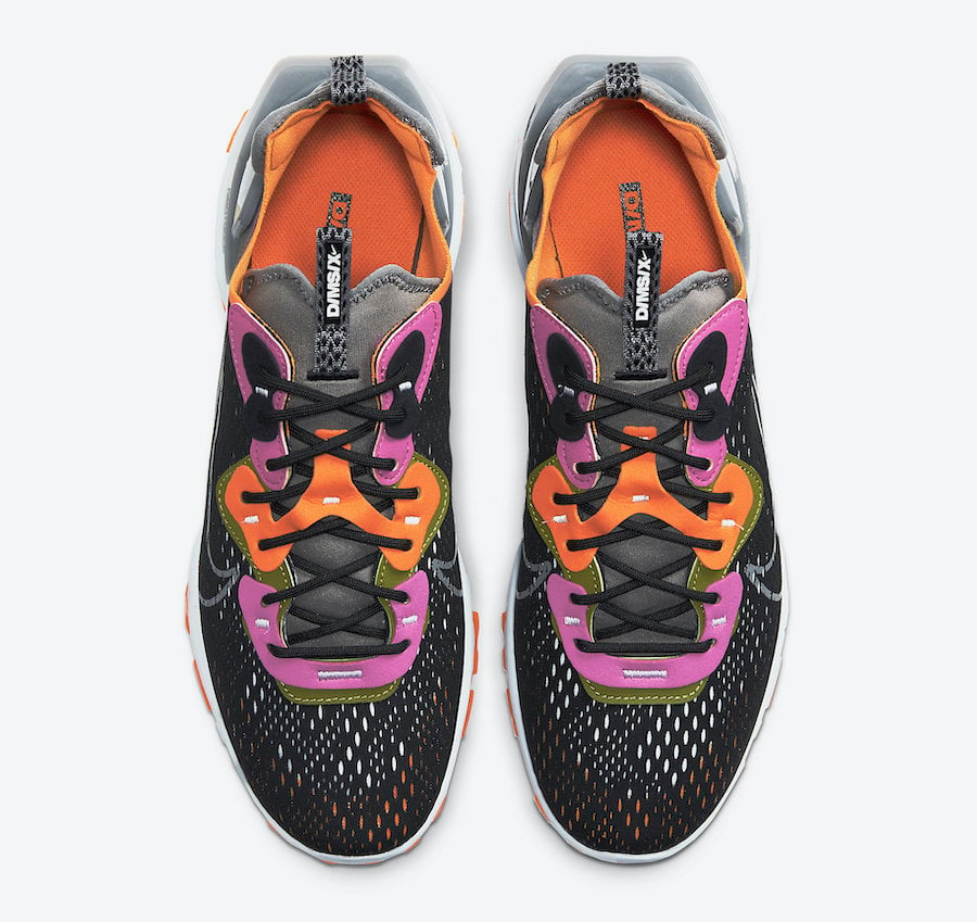 Nike React Vision Black Fuchsia Orange CD4373-003 Release Date Info ...