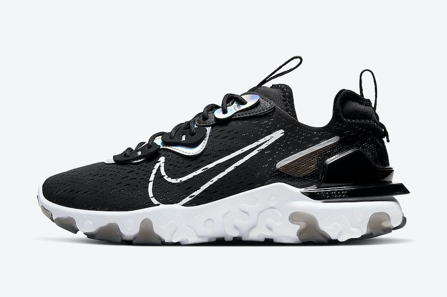 Nike React Vision Essential Black Iridescent CW0730-001 Release Date Info