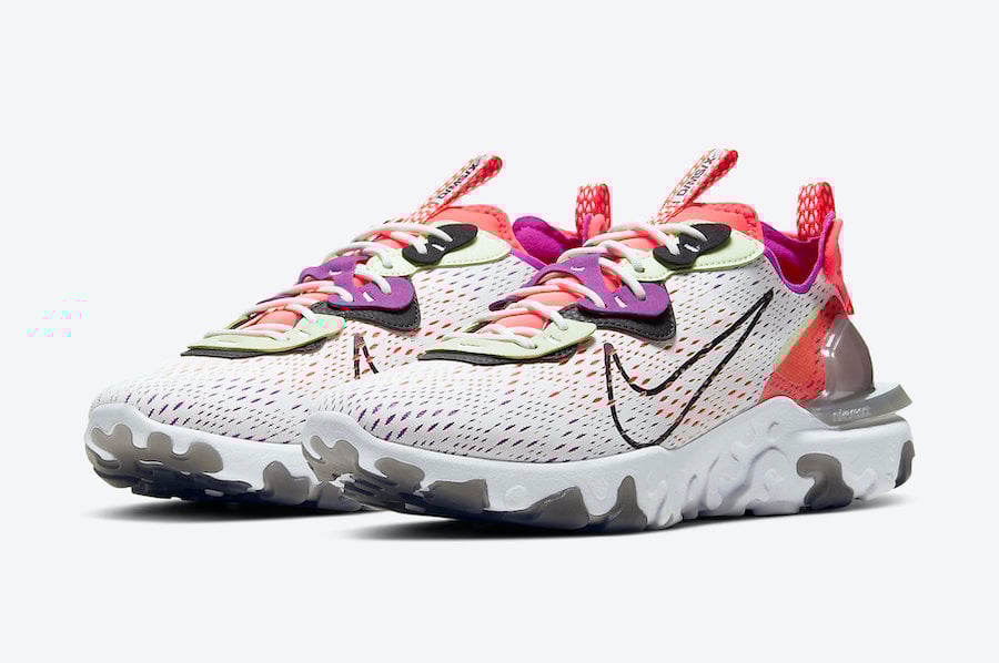 Nike React Vision White Black Barely Volt CD4373-102 Release Date Info Nike React Vision White Black Barely Volt CD4373-102 Release Date Info