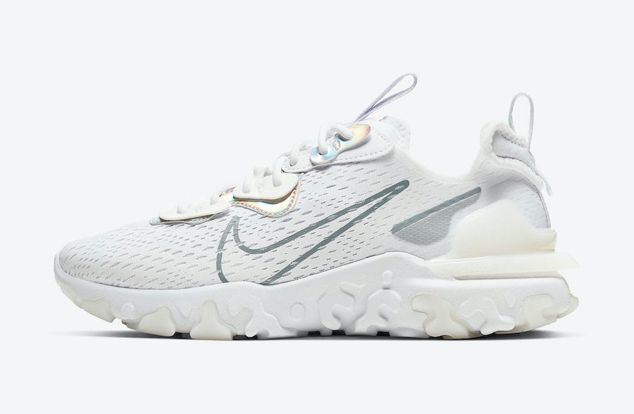 Nike React Vision Essential White Iridescent CW0730-100 Release Date Info