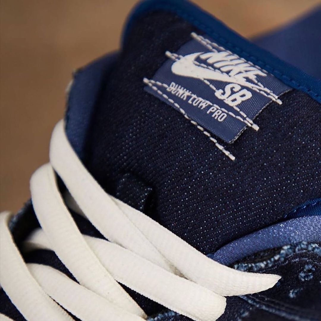 Nike SB Dunk Low Sashiko Denim Gum CV0316-400 Release Date