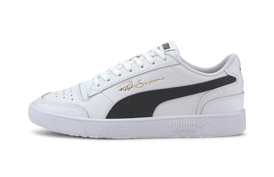 Puma Ralph Sampson Low in White and Black