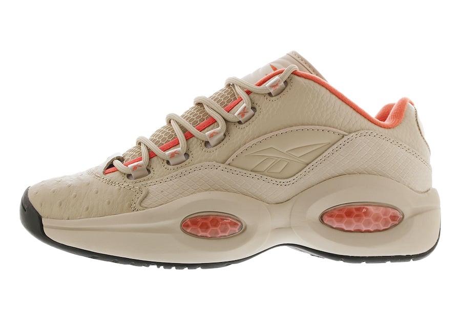 Reebok Question Low Modern Beige Vivid Orange EF3151 Release Date Info