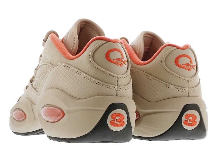 Reebok Question Low Modern Beige Vivid Orange EF3151 Release Date Info