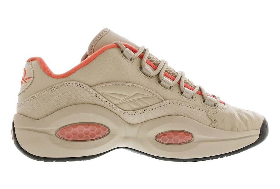 Reebok Question Low Modern Beige Vivid Orange EF3151 Release Date Info Reebok Question Low Modern Beige Vivid Orange EF3151 Release Date Info