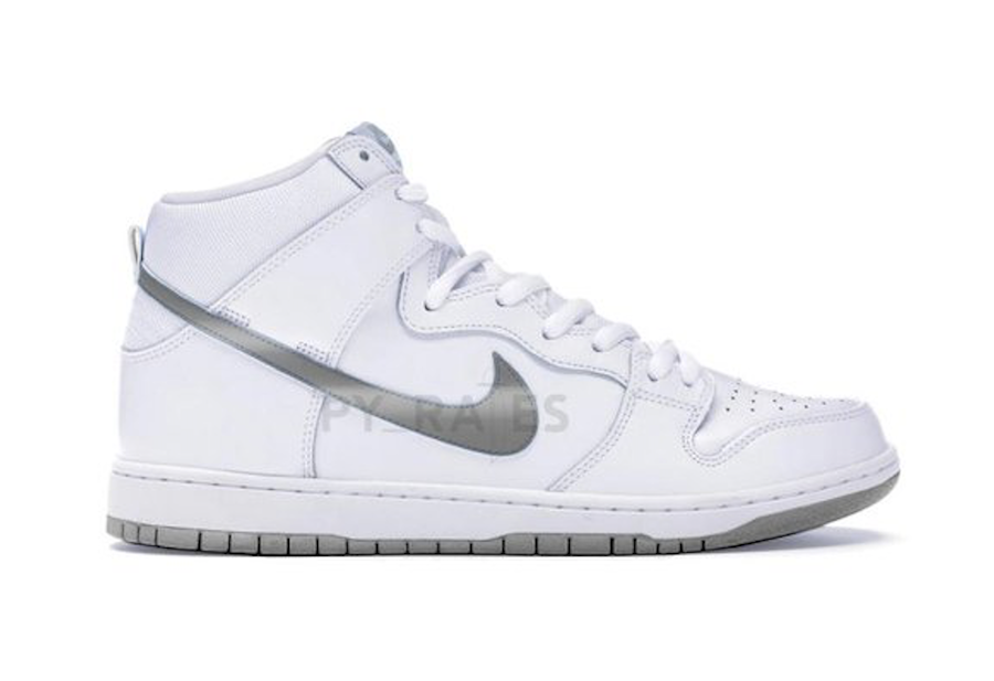 Slam Jam Nike Dunk High White Clear Pure Platinum Release Date Info