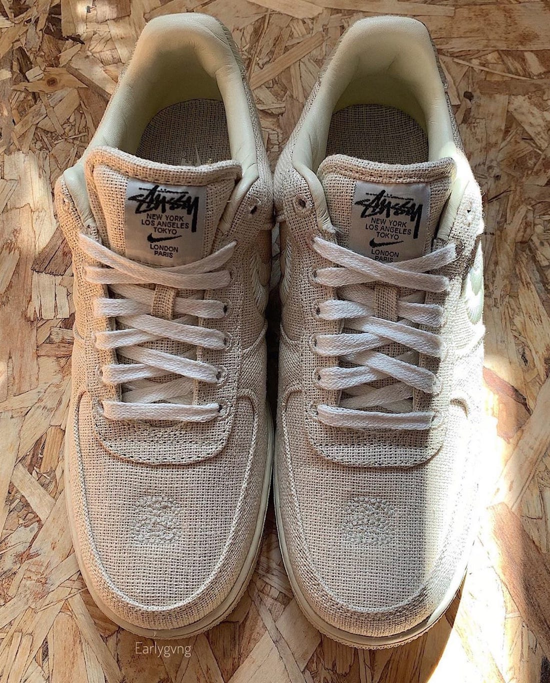Stussy Nike Air Force 1 Low Fossil Stone CZ9084-200 Release Date