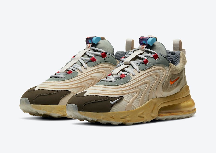 Travis Scott Nike Air Max 270 React Cactus Trails CT2864-200 Where to Buy