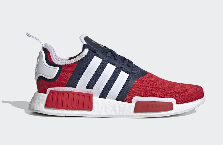 adidas NMD R1 Navy Scarlet FV1734 Release Date Info
