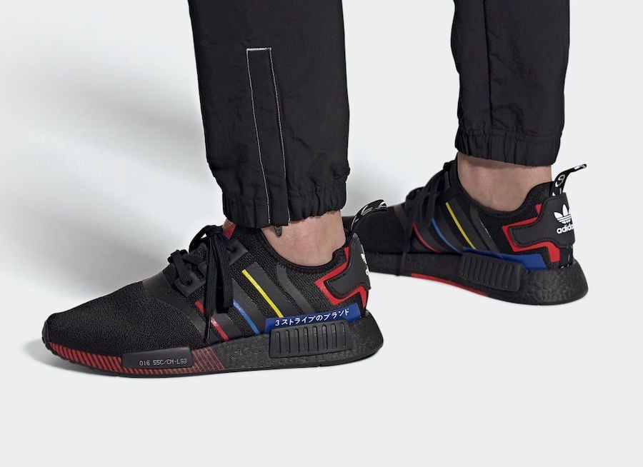 adidas NMD R1 Olympic Pack Black FY1434 Release Date Info