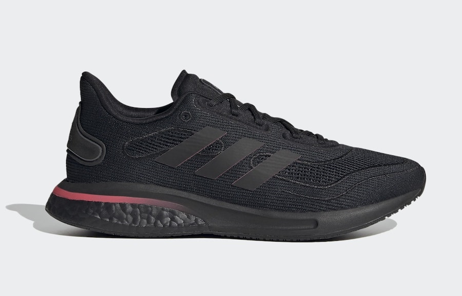 adidas Supernova Core Black Signal Pink FW8822 Release Date Info