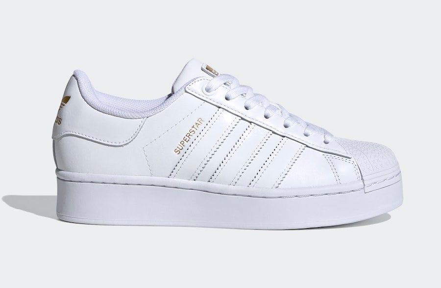 adidas Superstar Bold White Gold FV3334 Release Date Info