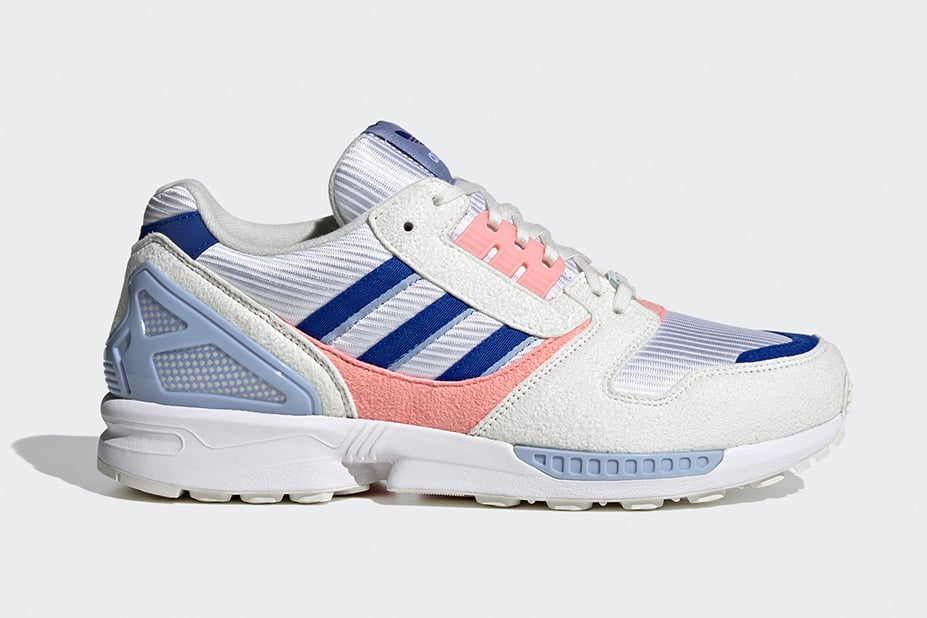 adidas ZX 8000 in Royal Blue and Pink