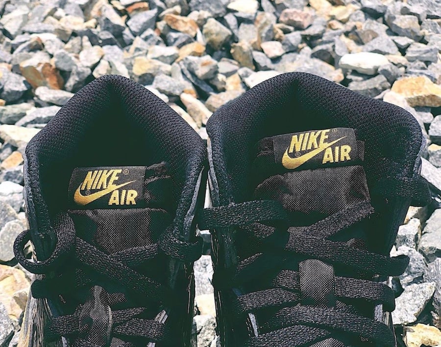 Air Jordan 1 High Patent Black Metallic Gold 555088-032 Release Details