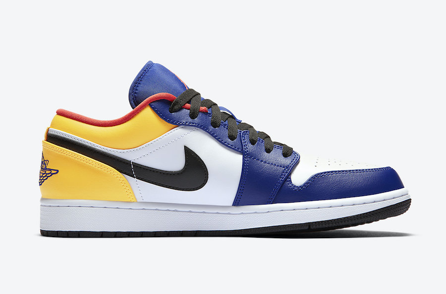 Air Jordan 1 Low Blue Yellow Orange 123 Release Date Info Sneakerfiles