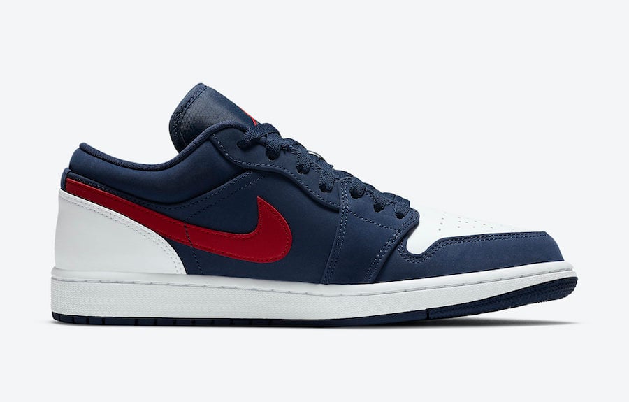 Air Jordan 1 Low USA CZ8454-400 Release Date Info