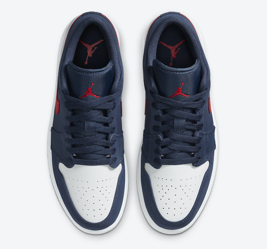 Air Jordan 1 Low USA CZ8454-400 Release Date Info