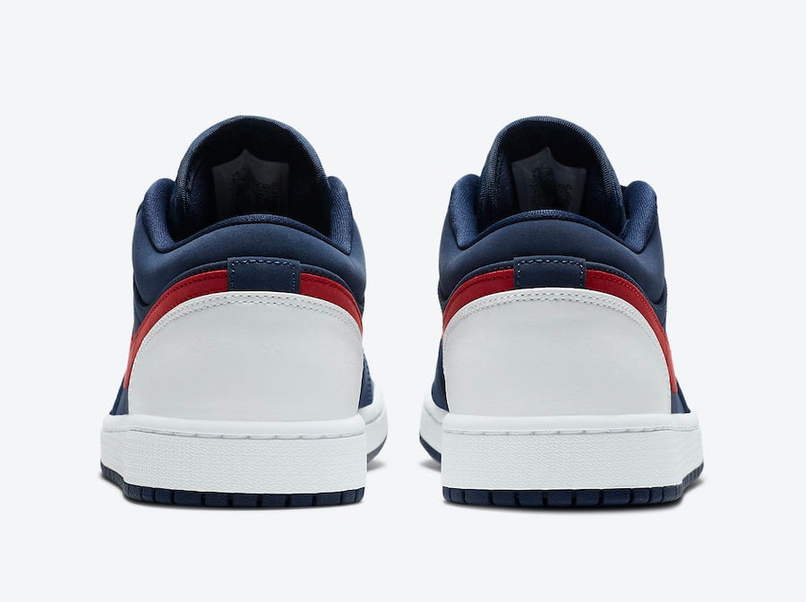 Air Jordan 1 Low USA CZ8454-400 Release Date Info