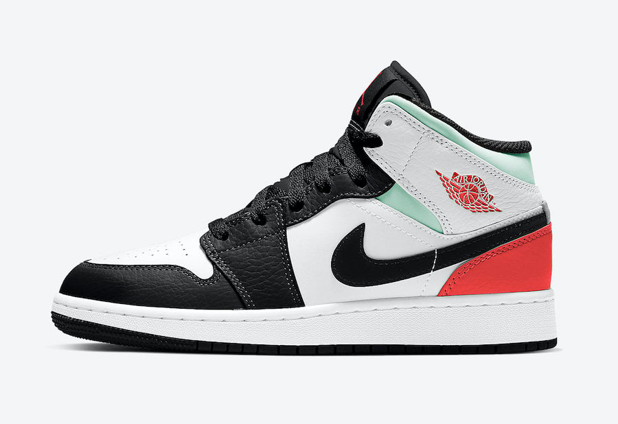 jordan 1 mid orange green