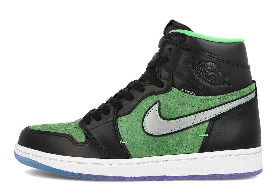 green and black jordan 1 kids