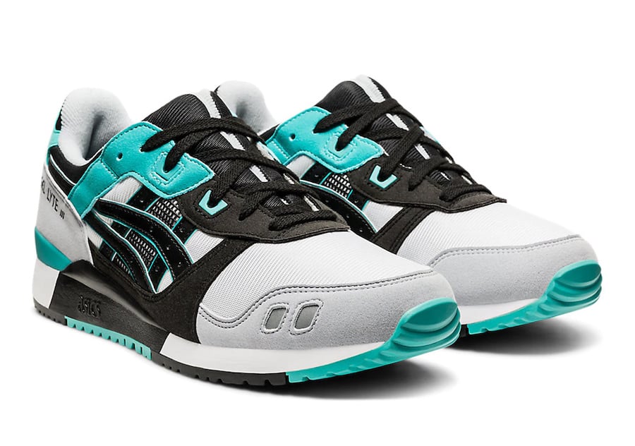 Asics Gel Lyte III White Turquoise Black Release Date Info