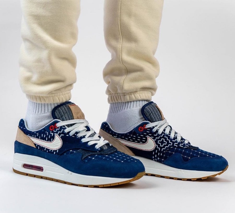 DENHAM Nike Air Max 1 CW7603-400 On Feet