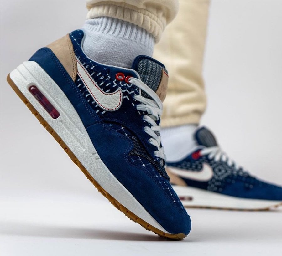 DENHAM Nike Air Max 1 CW7603-400 On Feet