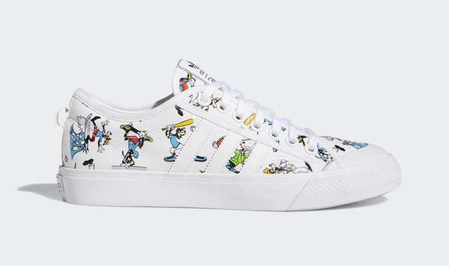 Disney adidas Nizza Low Goofy FW0645 Release Date Info