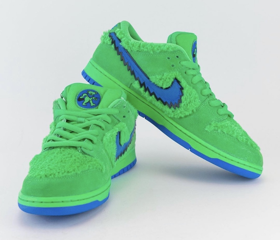 Grateful Dead Nike SB Dunk Low Green Bear CJ5378-300 Release