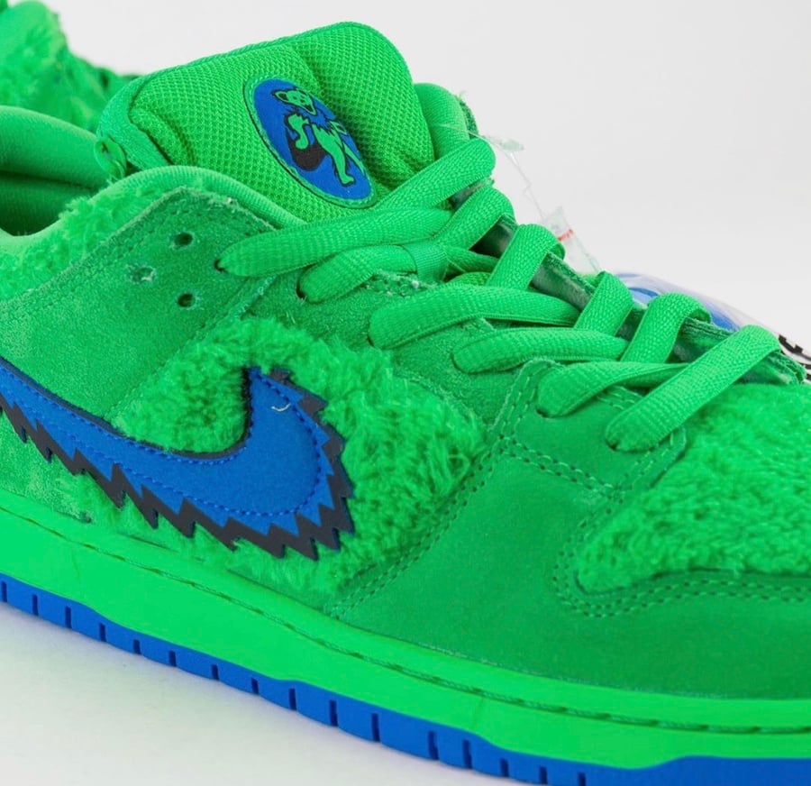 Grateful Dead Nike SB Dunk Low Green Bear CJ5378-300 Release