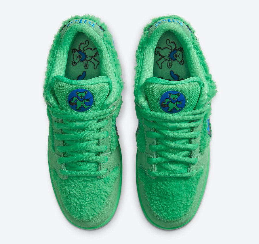 Grateful Dead Nike SB Dunk Low Green Bear CJ5378-300 Release Info